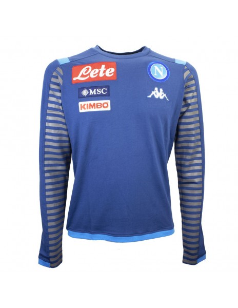 MAGLIA NAPOLI ALLENAMENTO BLU GIROCOLLO ML