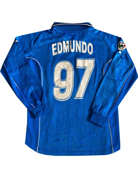 Edmundo #97 Napoli 2000-2001 Home Football Nameset for shirt 