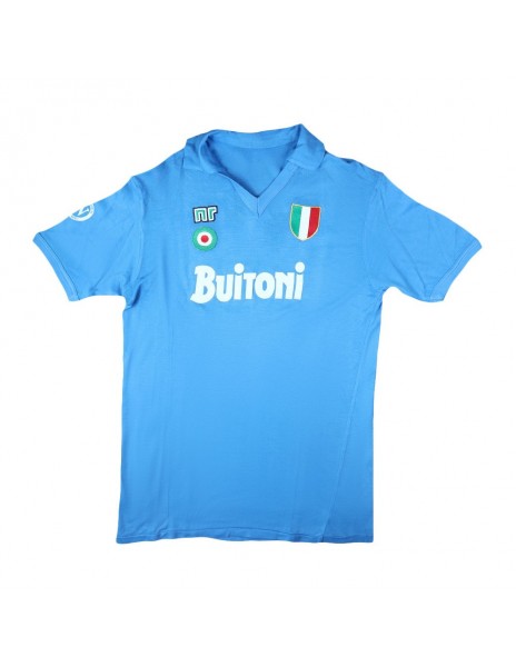 MAGLIA NAPOLI NR AZZURRA BUITONI 13 1987/1988