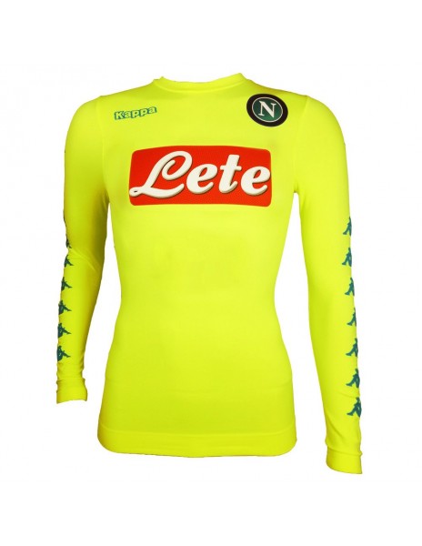 SSC NAPOLI CHAMPIONS GOALKEEPER YELLOW JERSEY ML 2016 / 2017