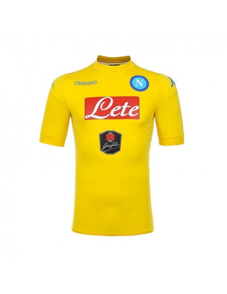 SSC NAPOLI YELLOW GOALKEEPER JERSEY 2015/2016