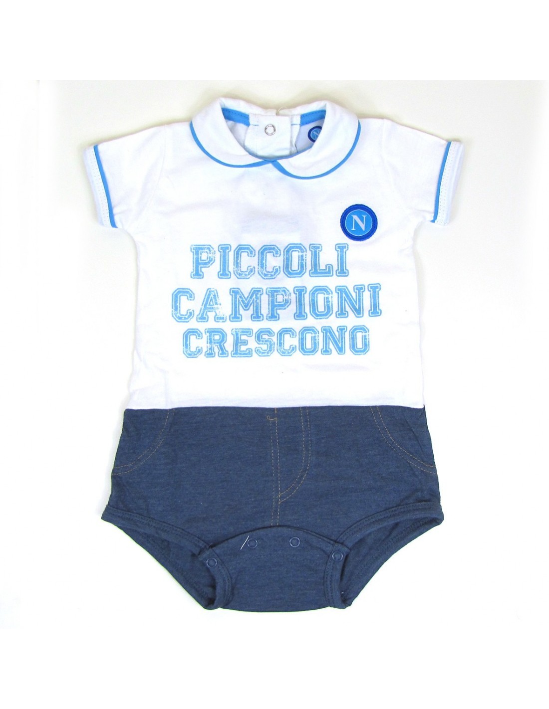 PAGLIACCETTO NEONATO MM BIANCO AZZURRO N9038