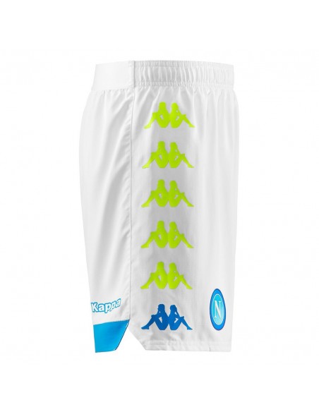 SSC NAPOLI WHITE EUROPE SHORTS 2018/2019