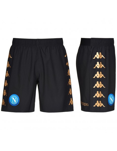 PANTALONCINI EUROPA AUTHENTIC NERI SSC NAPOLI 2016/2017