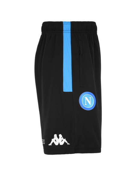 PANTALONCINI NAPOLI ALLENAMENTO NERI