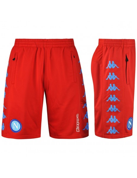 PANTALONCINI STAFF ROSSI SSC NAPOLI 2016/2017