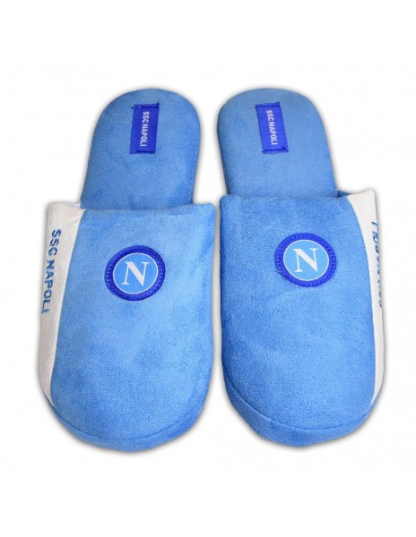 SSC NAPOLI SLIPPERS BLUE AND WHITE