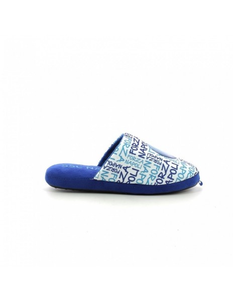 BOY SLIPPERS ROYAL/WHITE