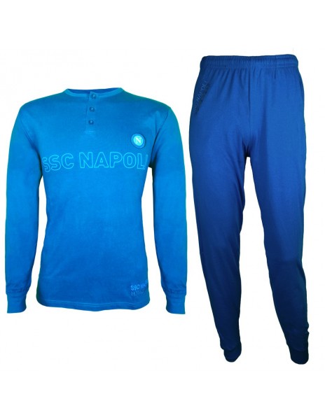 SSC NAPOLI PAJAMA  LIGHT BLUE AND BLUE