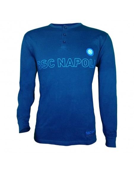 SSC NAPOLI KID PAJAMA  BLUE AND GREY