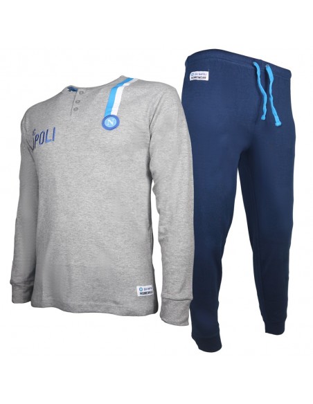 SSC NAPOLI PAJAMA  GREY AND BLUE KID