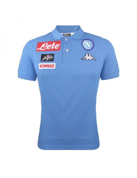 SSC NAPOLI LIGHT BLUE POLO 2016/2017