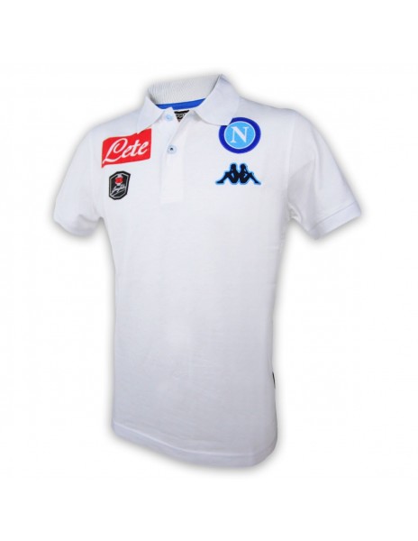 SSC NAPOLI WHITE KID POLO 2015/2016