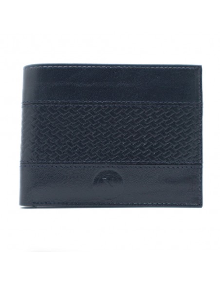 LEATHER BLUE/BLACK WALLET SSC NAPOLI