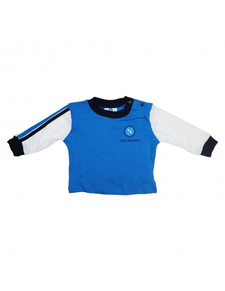 SALOPETTE CON T-SHIRT AZZURRA CINIGLIA SSC NAPOLI