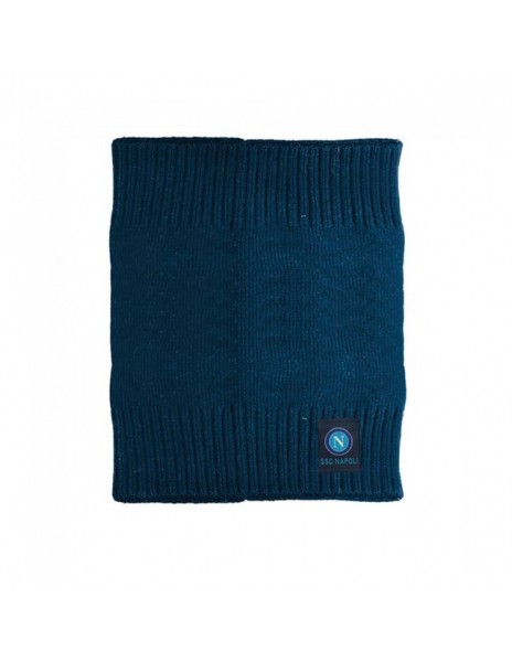 SSC NAPOLI CASUAL BLUE WOOL NECKWARMER