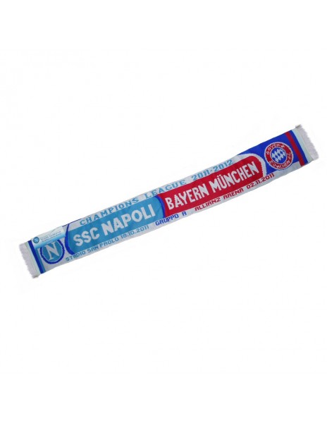 NAPOLI -BAYERN MONACO CHAMPIONS LEAGUE SCARF CELEBRATORY