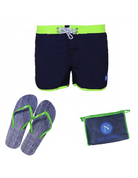 SET COSTUME E INFRADITO SSC NAPOLI 150D BLU