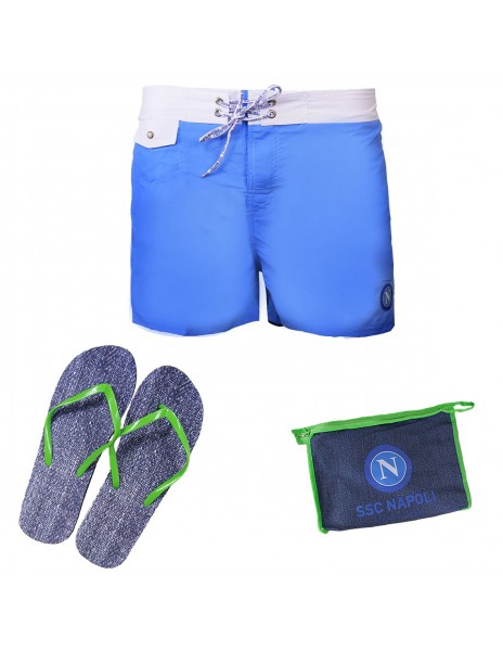 SET COSTUME E INFRADITO SSC NAPOLI 164D AZZURRO