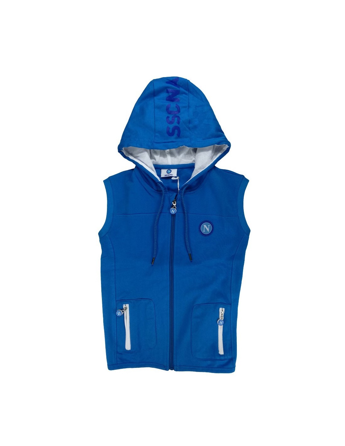 SMANICATO CON CAPPUCCIO AZZURRO BAMBINO SSC NAPOLI