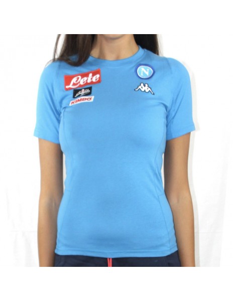 T-SHIRT AZZURRA DONNA SSC NAPOLI 2016/2017