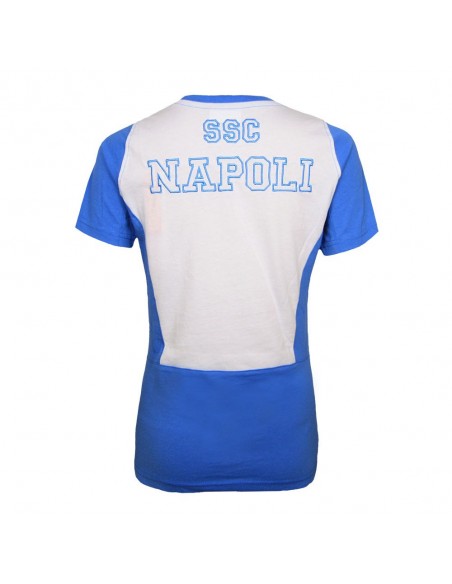 SSC NAPOLI LIGHT BLUE T-SHIRT FOR WOMAN 2016/2017