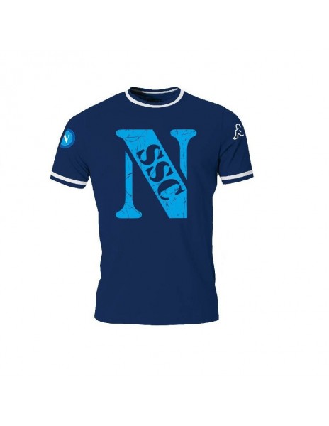 SSC NAPOLI BLUE T-SHIRT KID 2015/2016