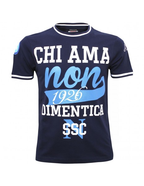 NAPOLI BLUE WHO LOVES DON'T FORGET T-SHIRT 2015/2016