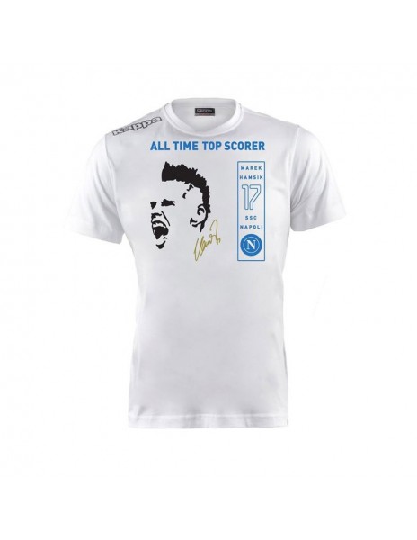 T-SHIRT CELEBRATIVA BIANCA MAREK HAMSIK SSC NAPOLI