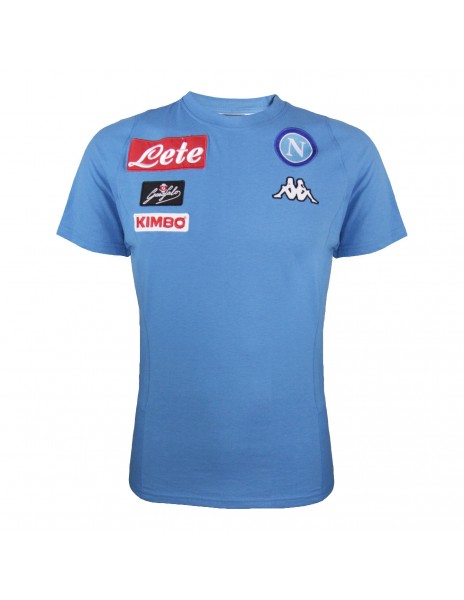 T-SHIRT KAPPA LIGHT BLUE KID SSC NAPOLI