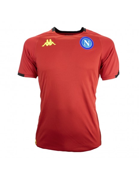 NAPOLI TRAINING TEAM RED T-SHIRT