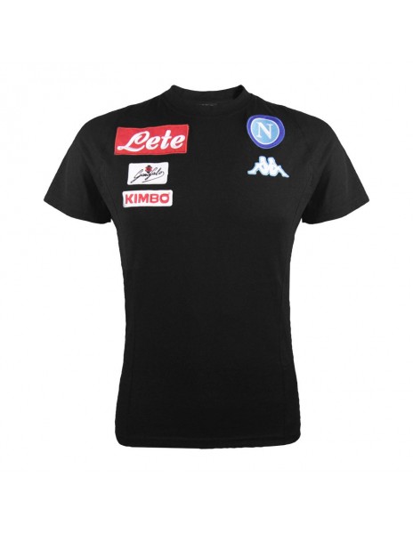 T-SHIRT BLACK SSC NAPOLI