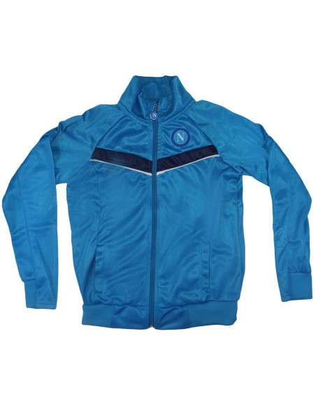 SSC NAPOLI LIGHT BLUE ACETATE KIDS TRACKSUIT