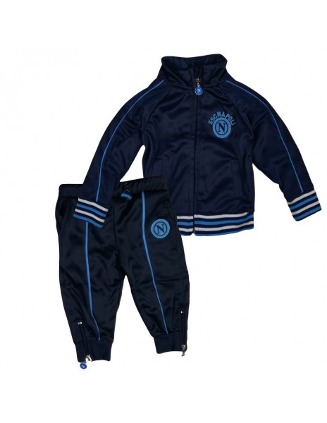 SSC NAPOLI BLUE ACETATE KIDS TRACKSUIT