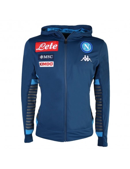 SSC NAPOLI ACETATE HOODED BLUE TRACKSUIT 19/20