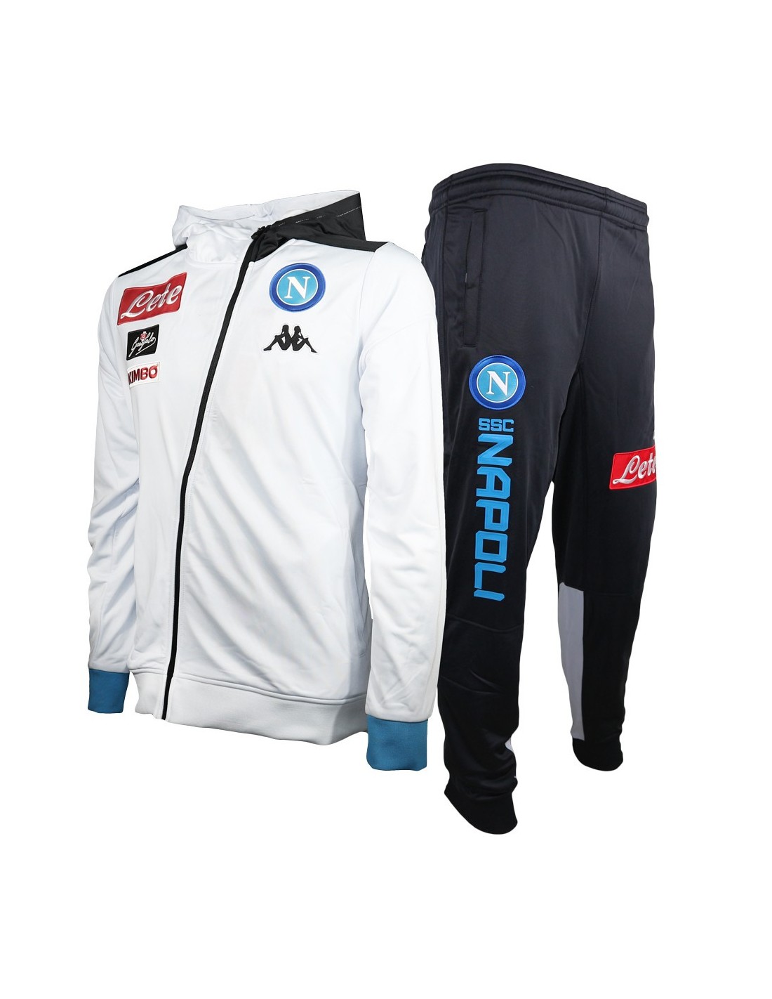 SSC NAPOLI LITTLE KIDS ACETATE HOODED TRACKSUIT 2018 2019