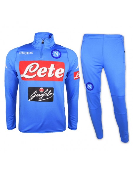 SSC NAPOLI TRACKSUIT TRAINING LIGHT BLUE 2016/2017