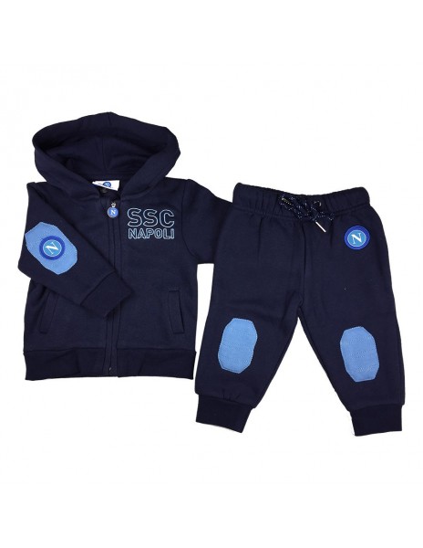 TUTA BLU CON CAPPUCCIO NEONATO SSC NAPOLI