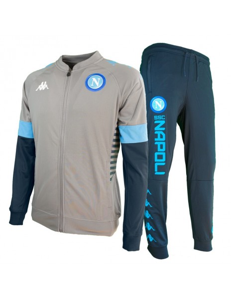 SSC NAPOLI TRACKSUIT CHAMPIONS GRAY KID 19/20