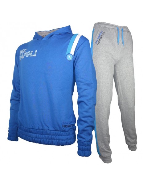 TUTA CON CAPPUCCIO HOMEWEAR ROYAL SSC NAPOLI