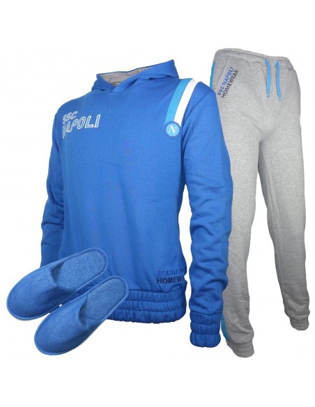 TUTA CON CAPPUCCIO HOMEWEAR ROYAL SSC NAPOLI