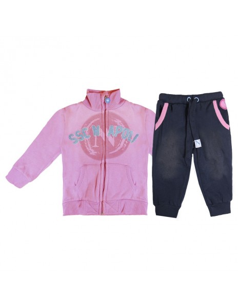 PINK INFANT FLEECE TRACKSUIT 90237