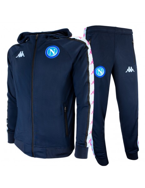 2020/2021 NAPOLI EUROPA HOODED TRACKSUIT BLUE