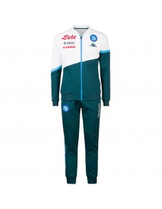 2020/2021 NAPOLI FLEECE TRACKSUIT GREEN KIDS