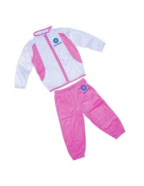 TRACKSUIT INFANT PINK/WHITE
