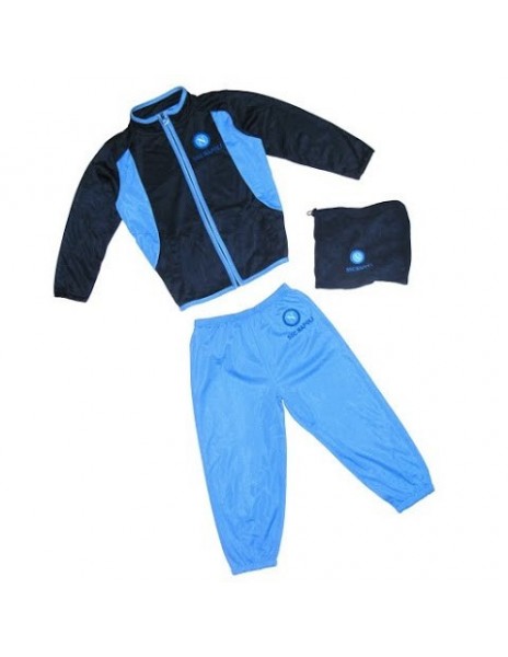 TUTA NEONATO BLU  CON SCALDACOLLO