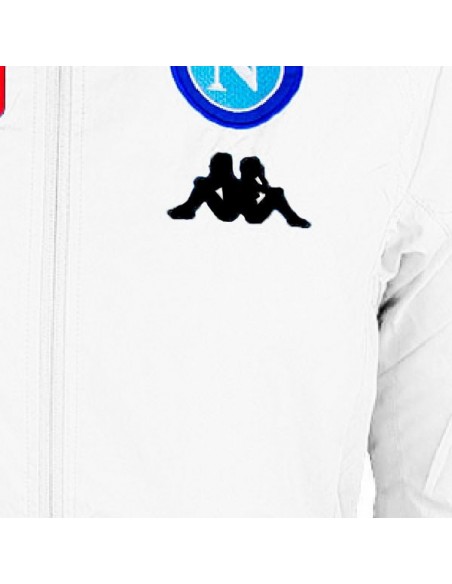 SSC NAPOLI WHITE TRACKSUIT IN MICROFIBER FOR KIDS 2017/2018