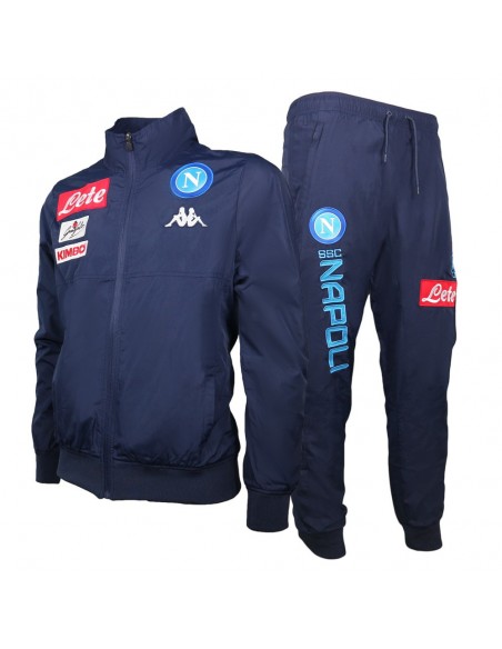 SSC NAPOLI TRACKSUIT MICROFIBER BLUE 2017/2018