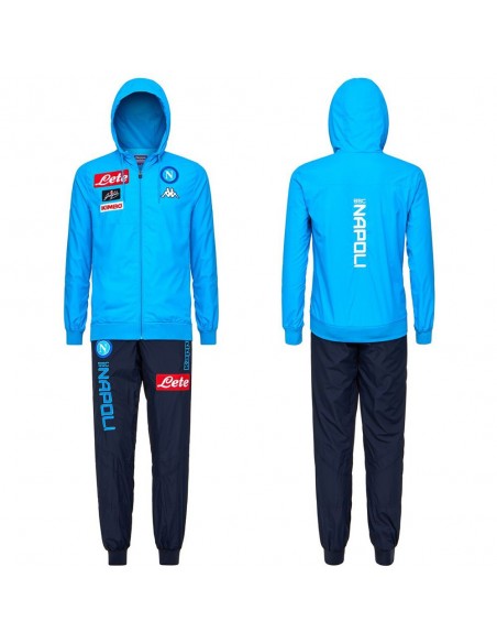 SSC NAPOLI TRACKSUIT PRO LIGHT BLUE 2017/2018