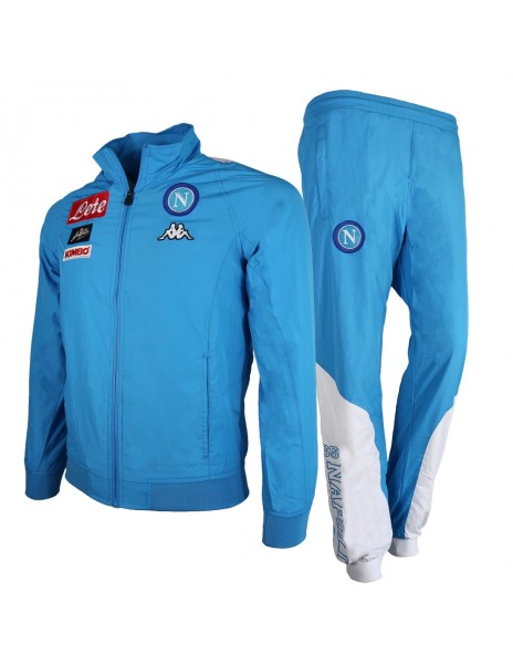 SSC NAPOLI TRACKSUIT PRO BLUE WHITE 2016/2017